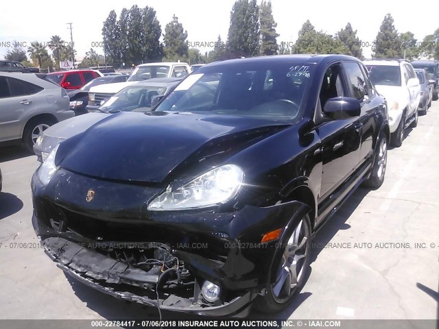 WP1AD29P48LA71585 - 2008 PORSCHE CAYENNE GTS BLACK photo 2