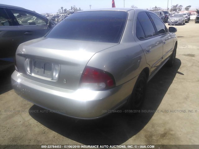 3N1CB51D03L820840 - 2003 NISSAN SENTRA XE/GXE GOLD photo 4