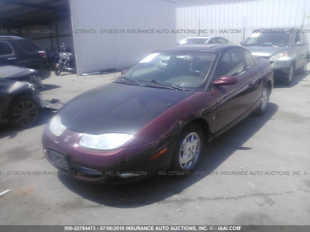 1G8ZY14722Z197615 - 2002 SATURN SC2 BLACK photo 2