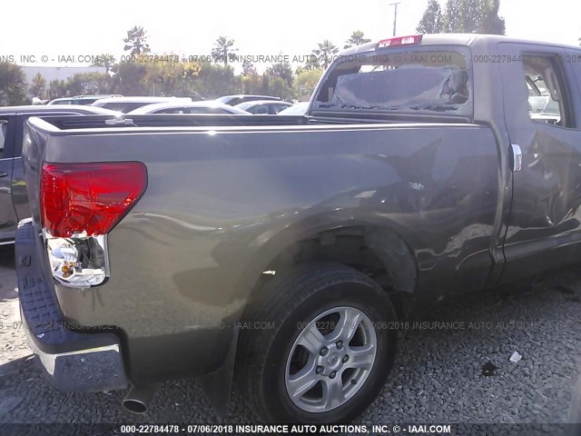 5TFRM5F14AX003761 - 2010 TOYOTA TUNDRA DOUBLE CAB SR5 BROWN photo 6