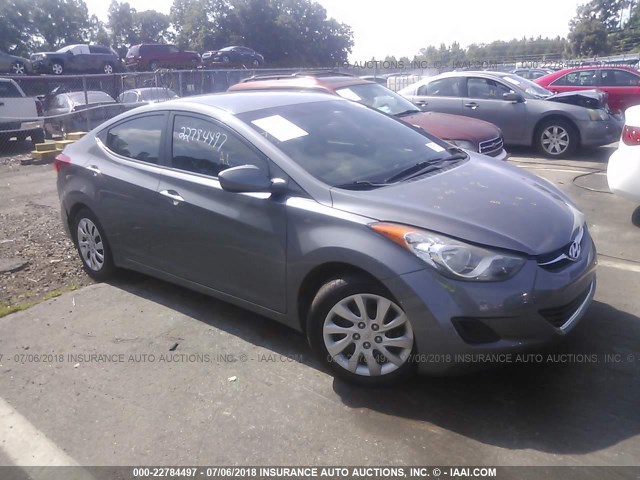 5NPDH4AE9DH160351 - 2013 HYUNDAI ELANTRA GLS/LIMITED GRAY photo 1