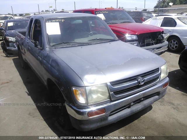 4TAVL52N3VZ272477 - 1997 TOYOTA TACOMA XTRACAB BLUE photo 1