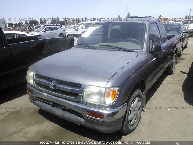 4TAVL52N3VZ272477 - 1997 TOYOTA TACOMA XTRACAB BLUE photo 2