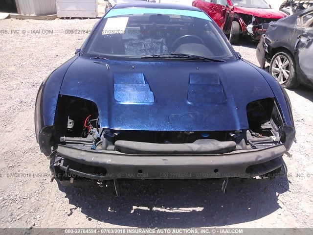 JH4NA1158MT002259 - 1991 ACURA NSX BLUE photo 6