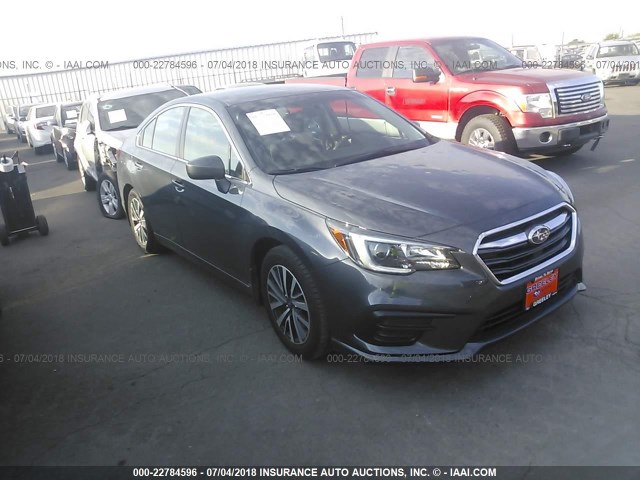 4S3BNAC68J3033408 - 2018 SUBARU LEGACY 2.5I PREMIUM GRAY photo 1