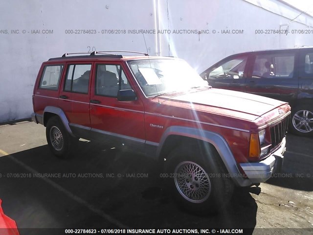 1J4FJ78S9TL181893 - 1996 JEEP CHEROKEE COUNTRY RED photo 1