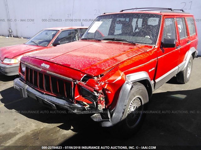 1J4FJ78S9TL181893 - 1996 JEEP CHEROKEE COUNTRY RED photo 6