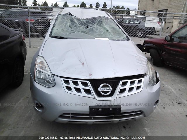JN8AS5MT7CW292994 - 2012 NISSAN ROGUE S/SV SILVER photo 6