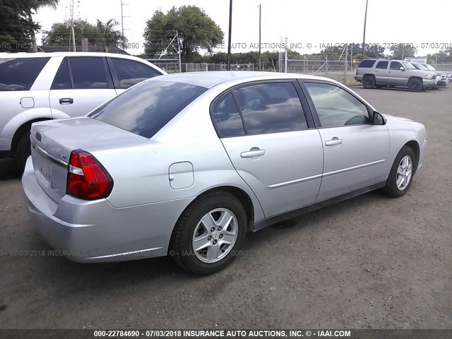 1G1ZT548X4F164850 - 2004 CHEVROLET MALIBU LS 银色 照片 4
