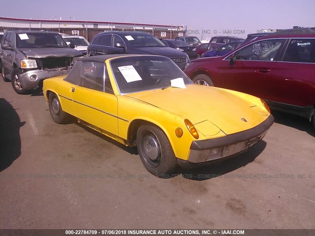 4732910915 - 1973 PORSCHE 914 YELLOW photo 1