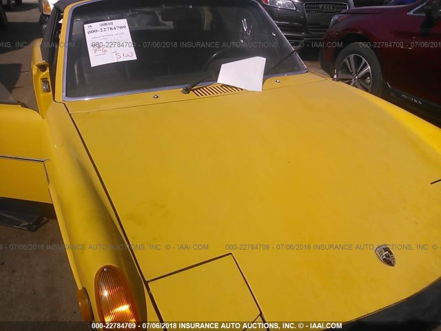 4732910915 - 1973 PORSCHE 914 YELLOW photo 6