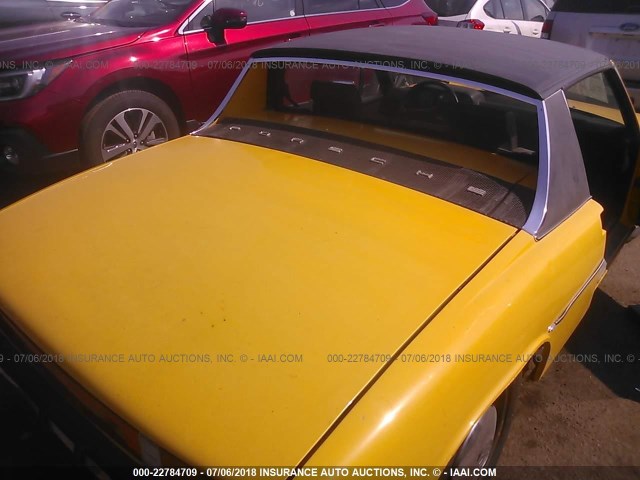 4732910915 - 1973 PORSCHE 914 YELLOW photo 8