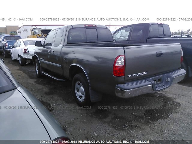 5TBRU341X5S443544 - 2005 TOYOTA TUNDRA ACCESS CAB SR5 GRAY photo 3