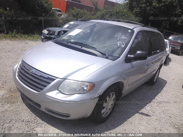 2A4GP54L97R350295 - 2007 CHRYSLER TOWN & COUNTRY TOURING GRAY photo 2