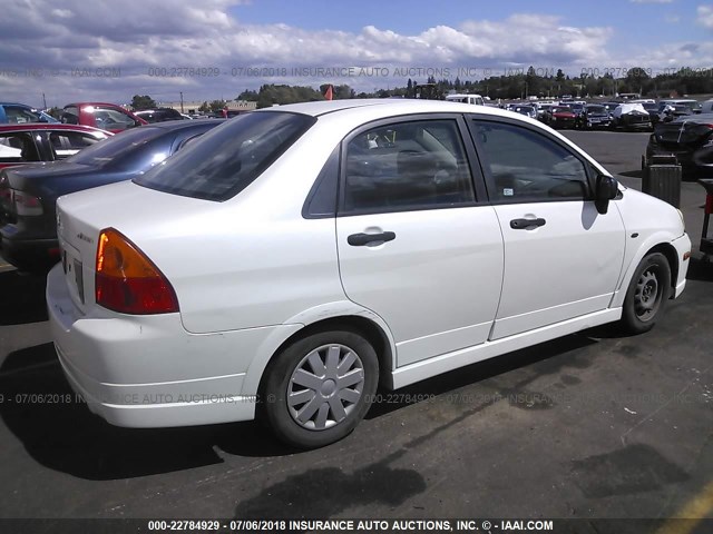 JS2RA41S735162667 - 2003 SUZUKI AERIO S/GS WHITE photo 4