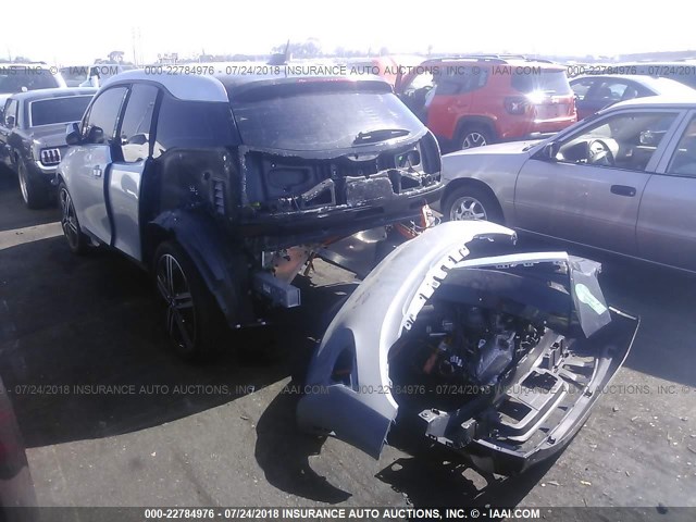 WBY1Z4C51EV276656 - 2014 BMW I3 REX SILVER photo 3
