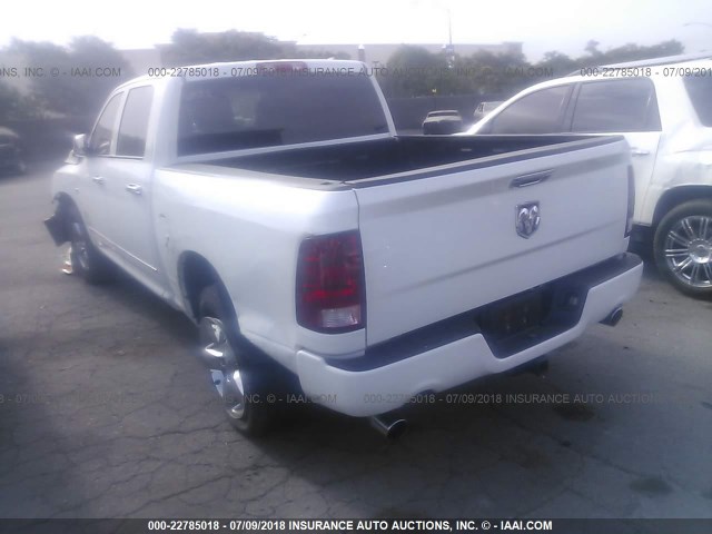 1C6RD6KT4CS281189 - 2012 DODGE RAM 1500 ST WHITE photo 3