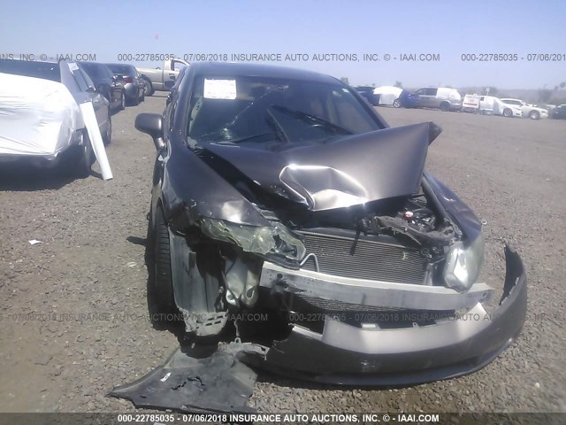 2HGFA16919H529096 - 2009 HONDA CIVIC EXL GRAY photo 6