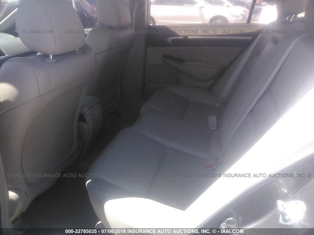 2HGFA16919H529096 - 2009 HONDA CIVIC EXL GRAY photo 8