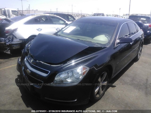 1G1ZC5E04CF164348 - 2012 CHEVROLET MALIBU 1LT 黑色 照片 2