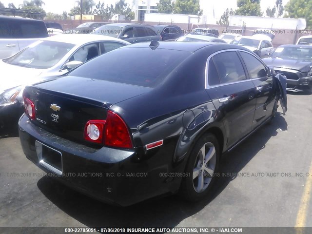 1G1ZC5E04CF164348 - 2012 CHEVROLET MALIBU 1LT 黑色 照片 4
