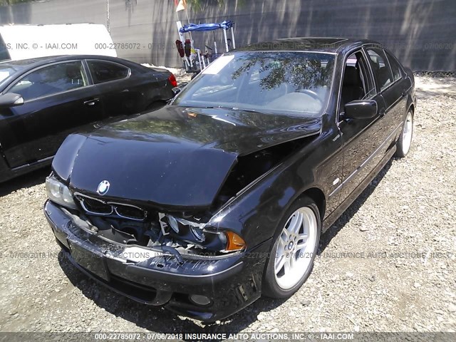 WBADN63473GN88539 - 2003 BMW 540 I AUTOMATIC BLACK photo 2