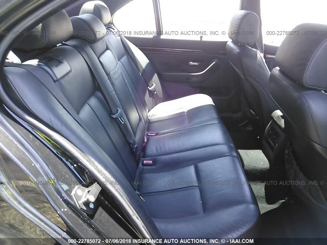 WBADN63473GN88539 - 2003 BMW 540 I AUTOMATIC BLACK photo 8