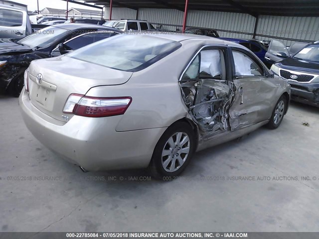 4T1BB46K77U023714 - 2007 TOYOTA CAMRY NEW GENERAT HYBRID GOLD photo 4