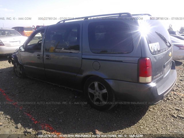 1GNDV23L85D183675 - 2005 CHEVROLET UPLANDER LS 蓝色 照片 3