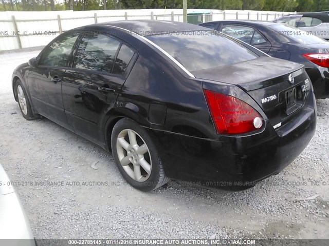 1N4BA41E66C826842 - 2006 NISSAN MAXIMA SE/SL BLACK photo 3