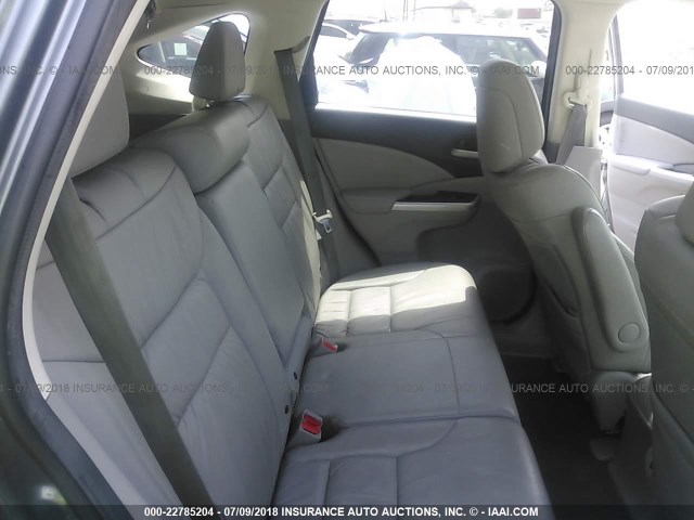 2HKRM3H7XDH503543 - 2013 HONDA CR-V EXL GRAY photo 8