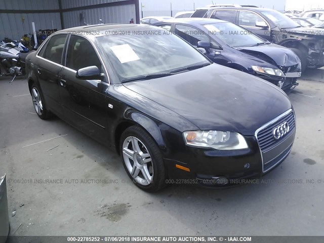 WAUAF78E06A017151 - 2006 AUDI A4 2/TURBO BLACK photo 1