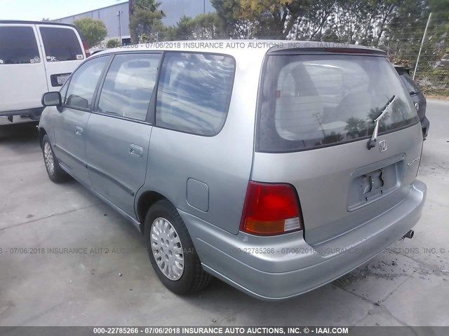 JHMRA1849SC002847 - 1995 HONDA ODYSSEY LX/EX BLUE photo 3