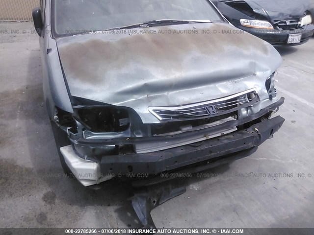 JHMRA1849SC002847 - 1995 HONDA ODYSSEY LX/EX BLUE photo 6