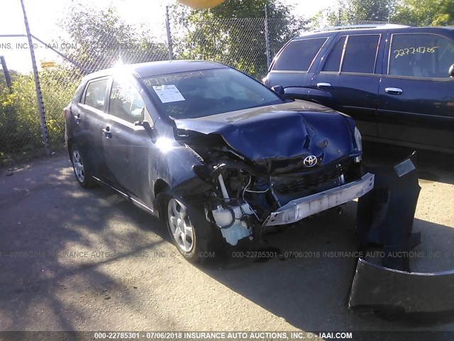 2T1KU4EEXAC267503 - 2010 TOYOTA COROLLA MATRIX  BLUE photo 1