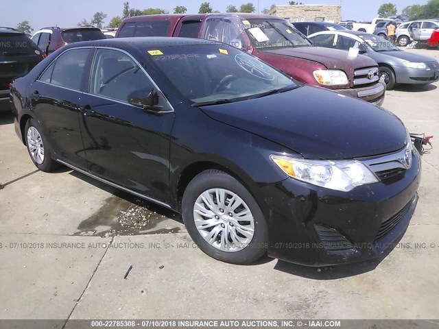 4T4BF1FK9ER411016 - 2014 TOYOTA CAMRY L/SE/LE/XLE BLACK photo 1