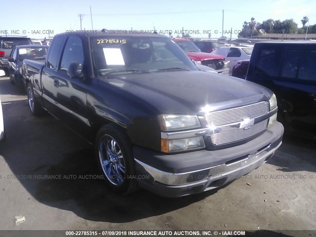 1GCEC19ZX5Z142590 - 2005 CHEVROLET SILVERADO C1500 BLACK photo 1