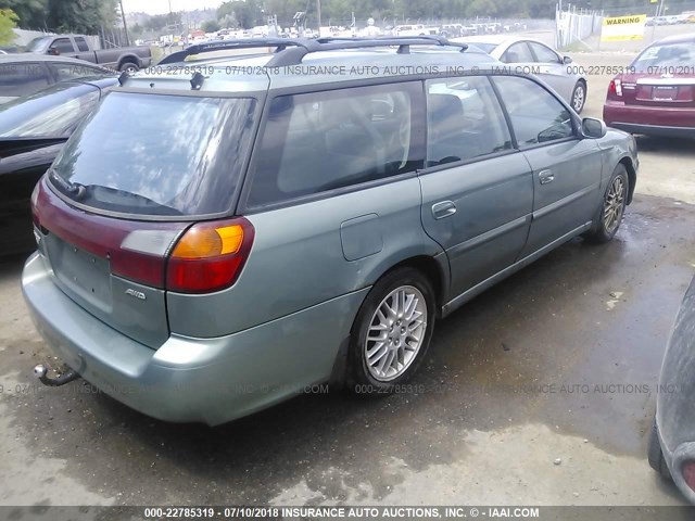 4S3BH635037310527 - 2003 SUBARU LEGACY L/L SPECIAL GREEN photo 4