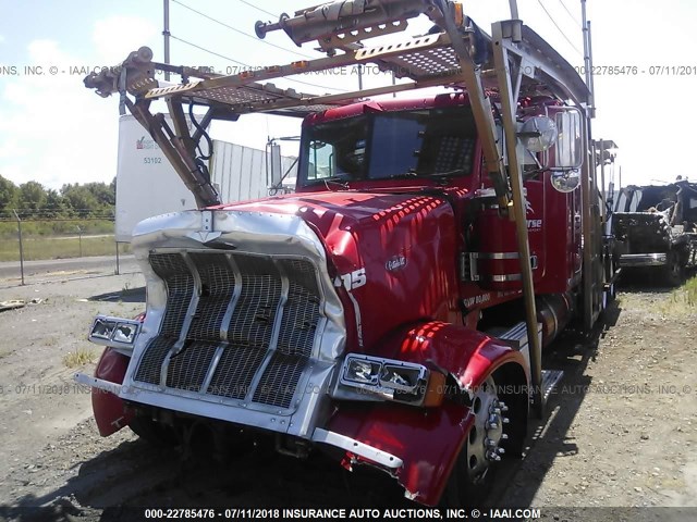 1NP5D49X44N834081 - 2004 PETERBILT 379 RED photo 2