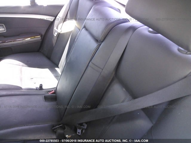 WBAHL83597DT09417 - 2007 BMW 750 I WHITE photo 8