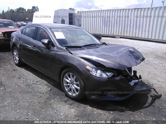 JM1GJ1U58G1463614 - 2016 MAZDA 6 SPORT GRAY photo 1