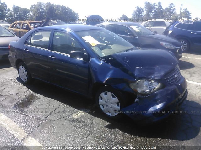 JTDBR32E230028301 - 2003 TOYOTA COROLLA CE/LE BLUE photo 1