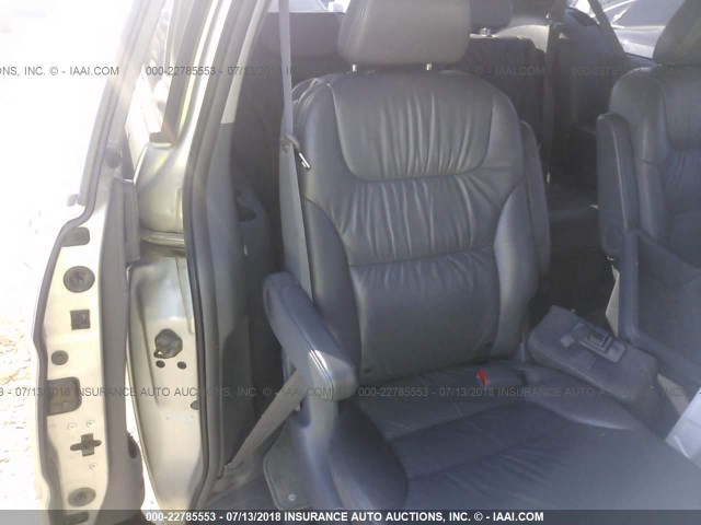 5FNRL38776B008320 - 2006 HONDA ODYSSEY EXL GOLD photo 8