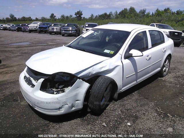 1G1AF5F53A7179204 - 2010 CHEVROLET COBALT 2LT WHITE photo 2