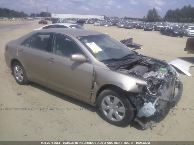 4T1BE46K38U778965 - 2008 TOYOTA CAMRY CE/LE/XLE/SE GOLD photo 1