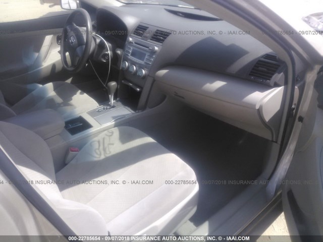 4T1BE46K38U778965 - 2008 TOYOTA CAMRY CE/LE/XLE/SE GOLD photo 5