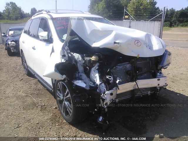 5N1DR2MM5JC626865 - 2018 NISSAN PATHFINDER S/SV/SL/PLATINUM WHITE photo 6