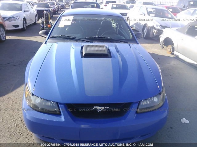 1FAFP42R23F453018 - 2003 FORD MUSTANG MACH I BLUE photo 6