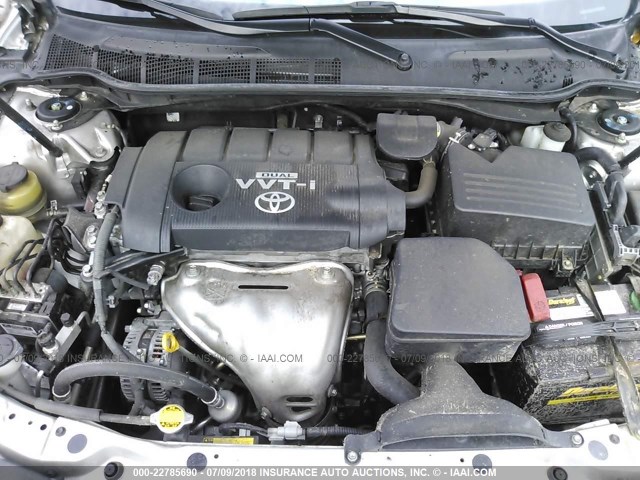 4T1BF3EK6AU032377 - 2010 TOYOTA CAMRY SE/LE/XLE SILVER photo 10