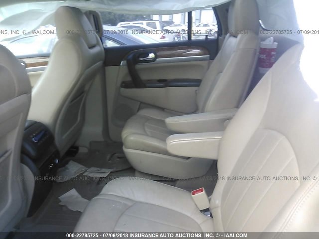 5GAKVDED7CJ112064 - 2012 BUICK ENCLAVE WHITE photo 8